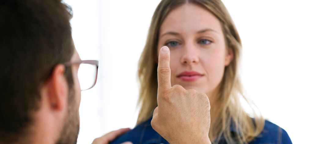 Female patient umdergone a Cognitive Behavioral Therapy